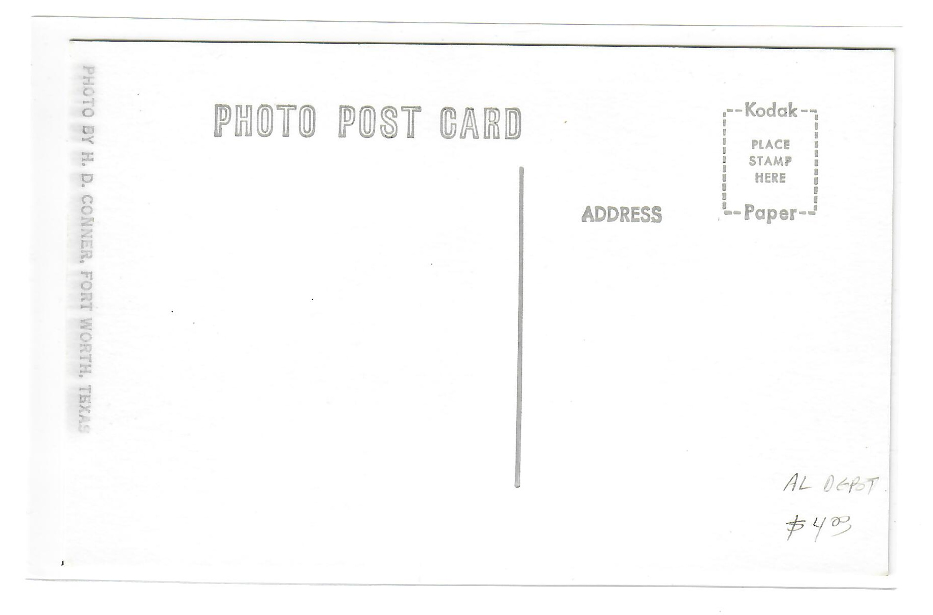 Union Station, Montgomery — postcard back