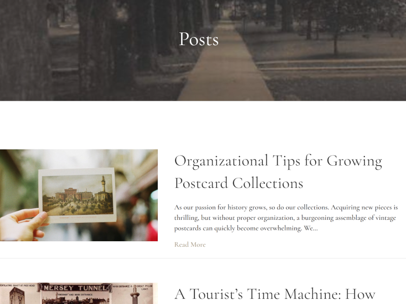 Mary L. Martin Postcards Blog