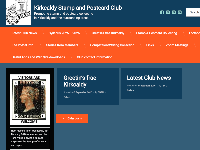 Kirkcaldy Stamp and Postcard Club