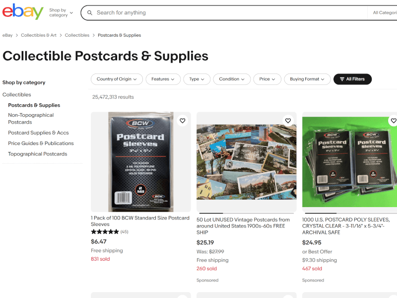 eBay - Postcards