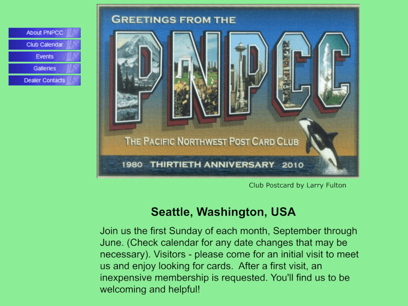 Pacific Northwest Post Card Club