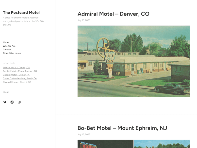 The Postcard Motel