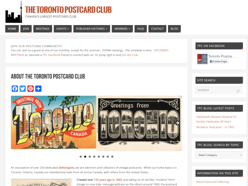 Toronto Postcard Club